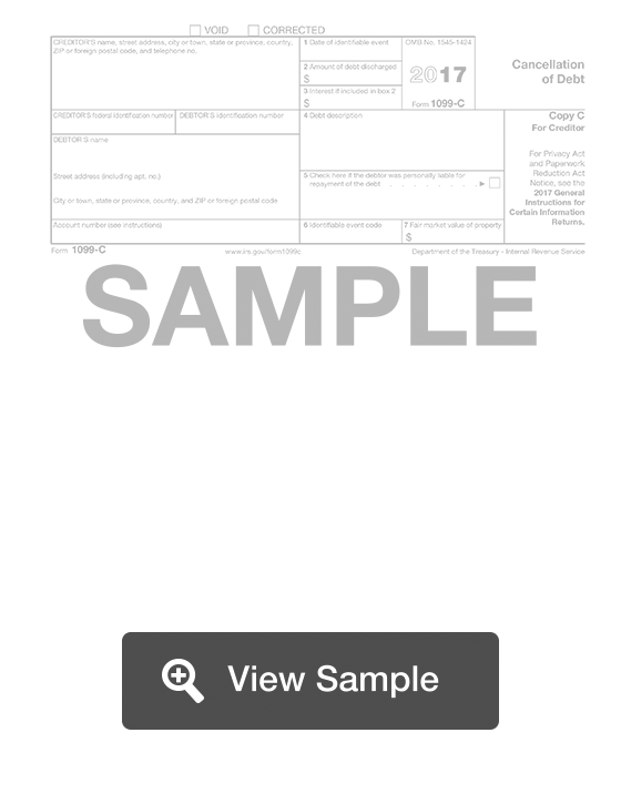1099-C Form