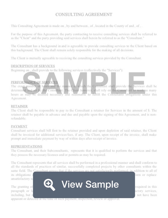 Consulting Agreement