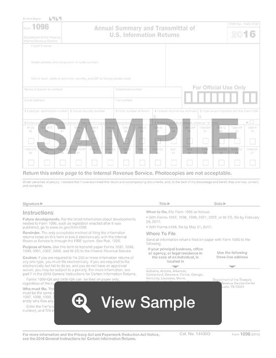 Form 1096