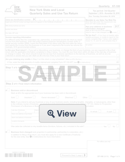 ST 100 Form